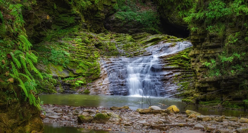 Rufabgo Falls, Adygea, Russia