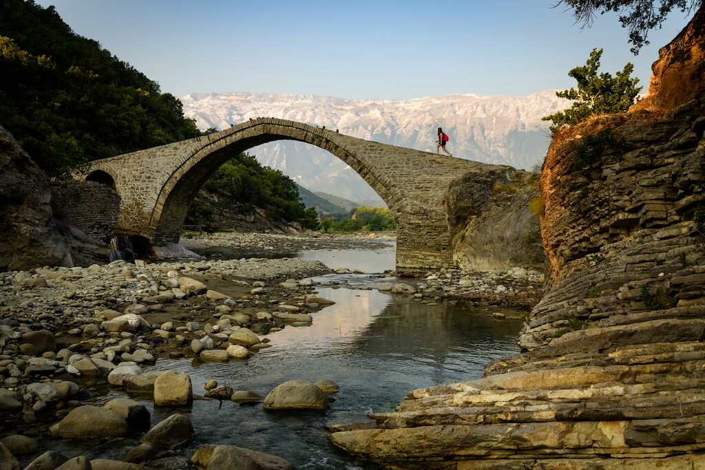 Lengarica canyon, Fir of Hotova National Park, Albania 