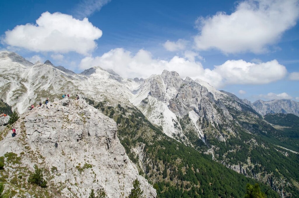 Summit Jezerca, Valbona Valley National Park, Albania mountain