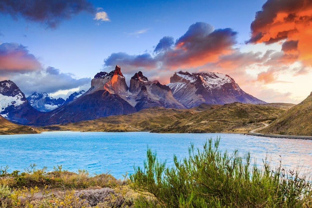 Torres del Paine National Park. Andes Mountains, Chile