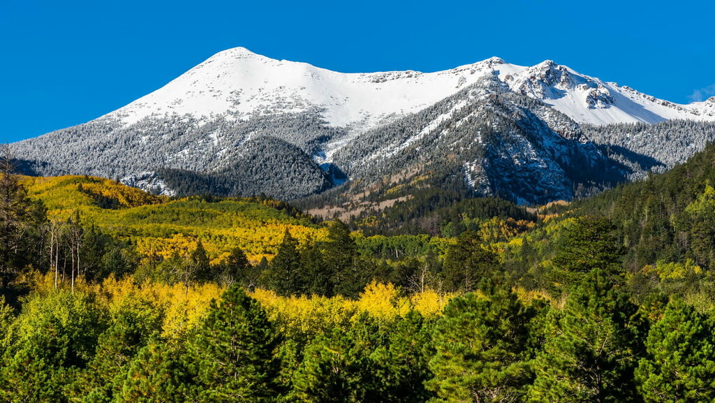 San Francisco Peaks near Flagstaff Arizona