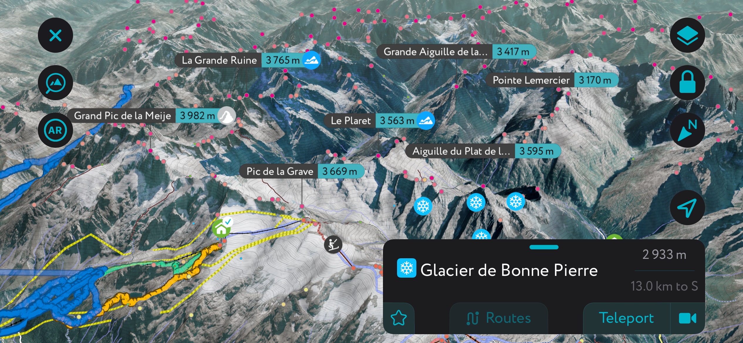 Peakvisor. Avalanche Safety