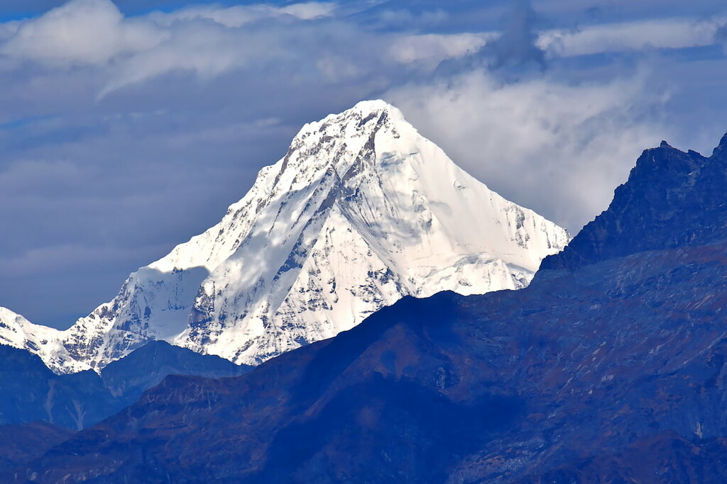 Jomolhari peak from Chelela pass, Bhutan