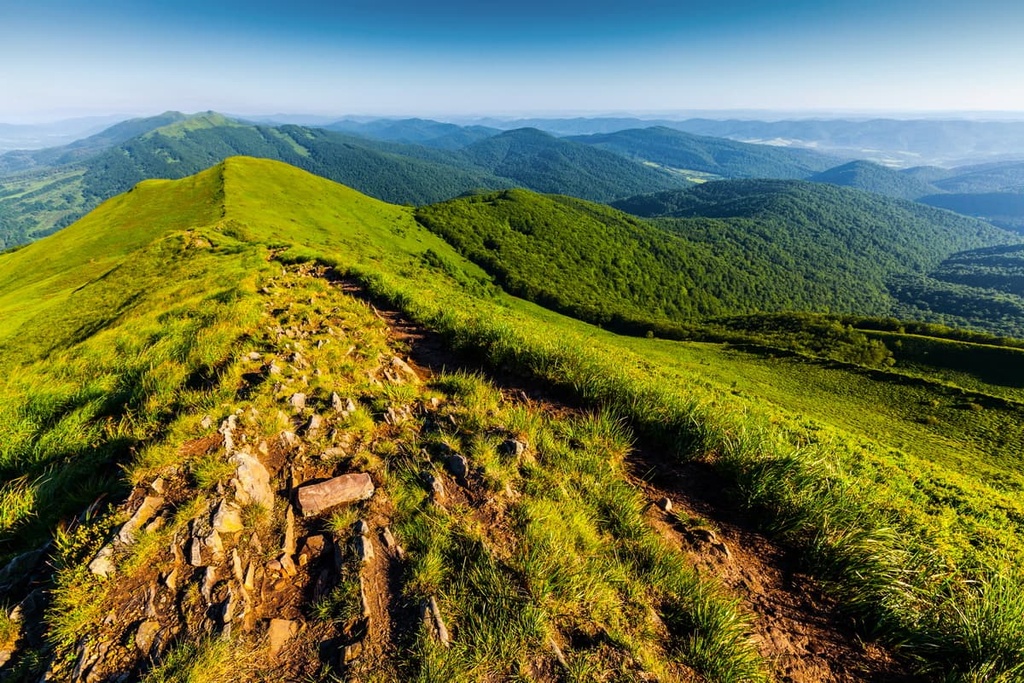 Mountains, Bieszczady National Park, Poland