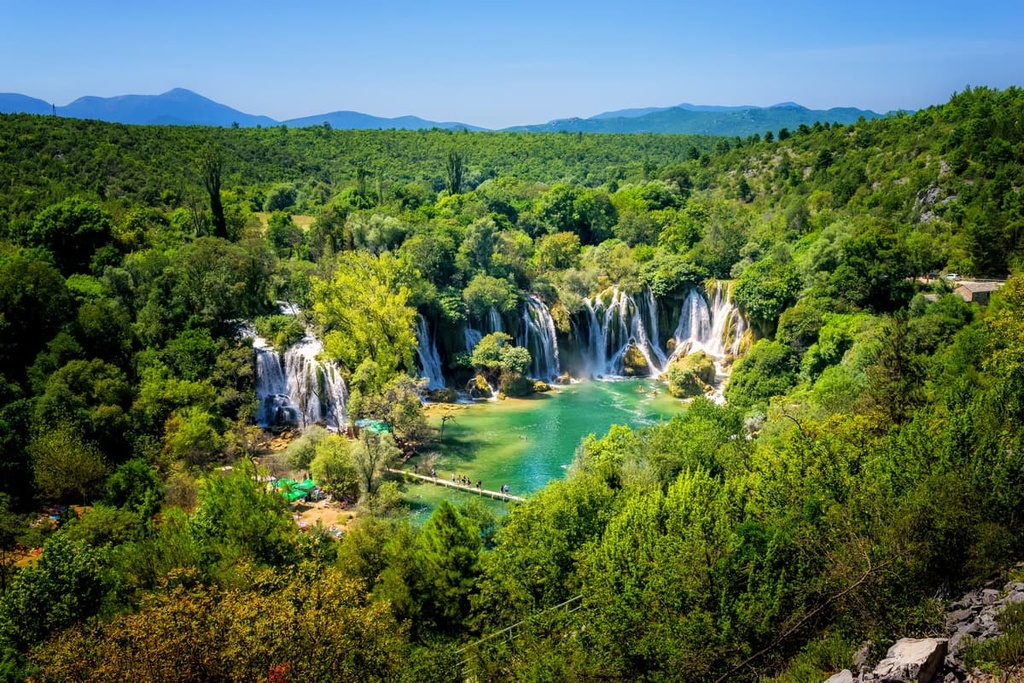 Kravice waterfall on the Trebizat River, Bosnia and Herzegovina