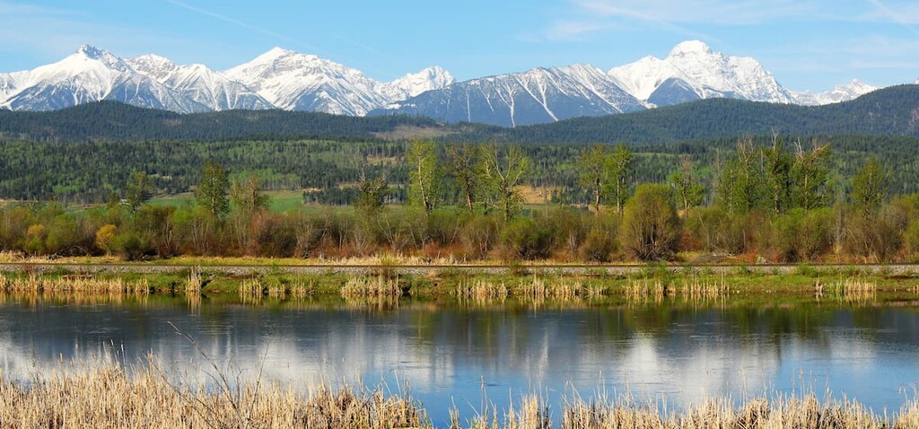 Radium hot springs, Brisco Rang, Canada