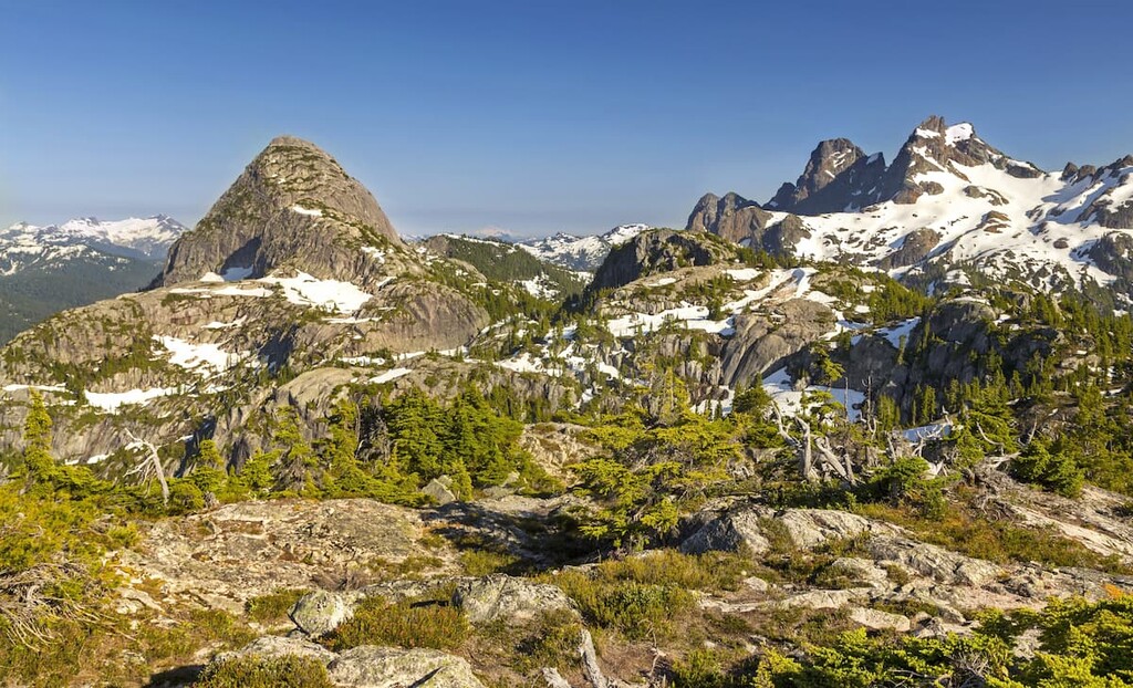 Shannon Basin above Sea to Sky Gondola near Squamish, Britannia Range