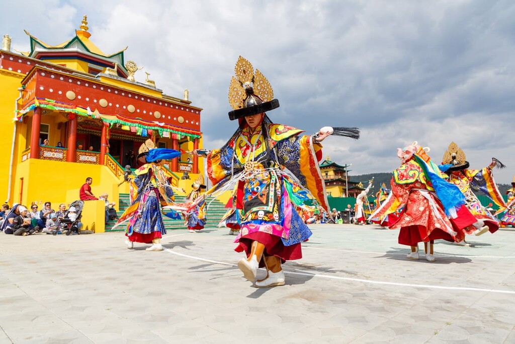 Tsam in Duinhor datsan. Ulan-Ude, Buryatia