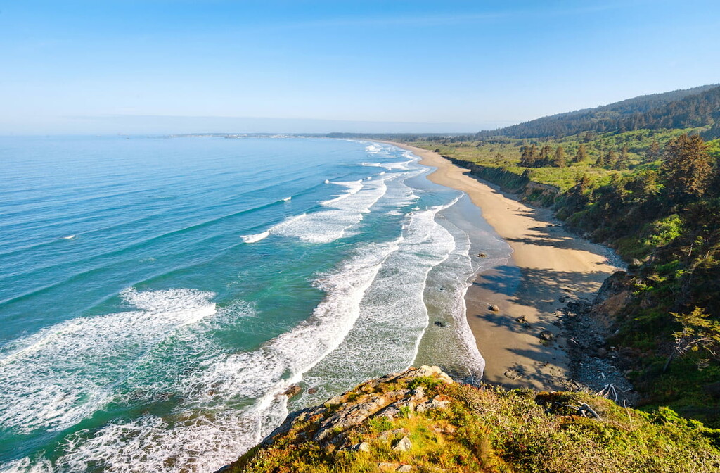 Beach at Redwood National Park, California