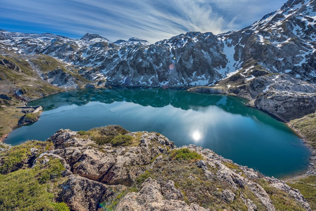 Lago de Calabazosa, Saliencia lakes, Cantabrian Mountains, Spain