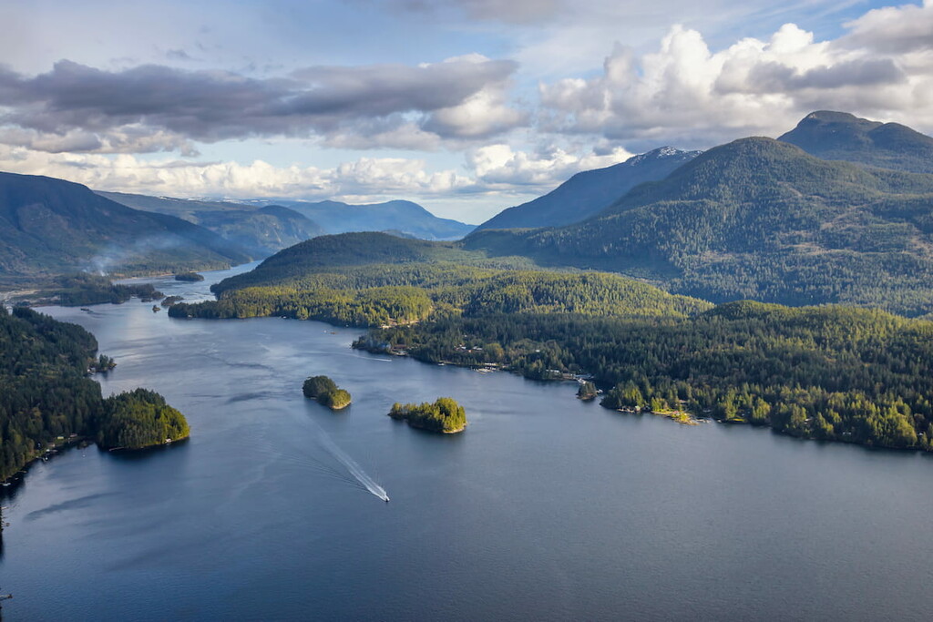 The Sunshine Coast, Caren Range, British Columbia