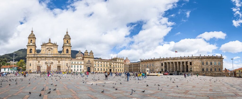 National Capitol seat of the National Congress, Plaza de Bolivar, Colombia