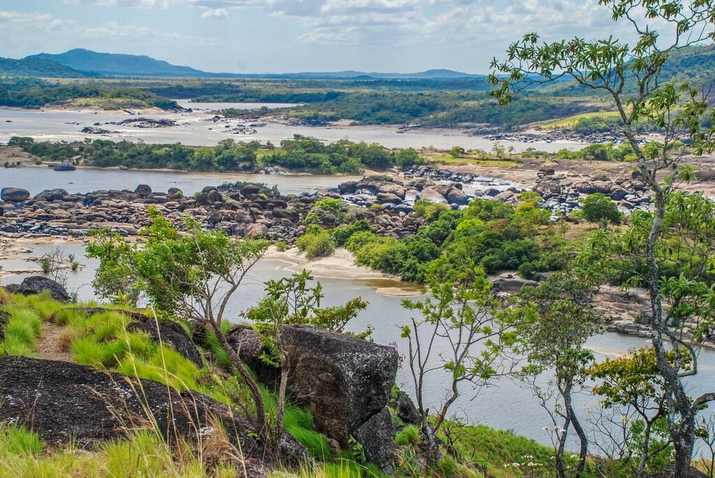 Orinoco River landscape, Colombia