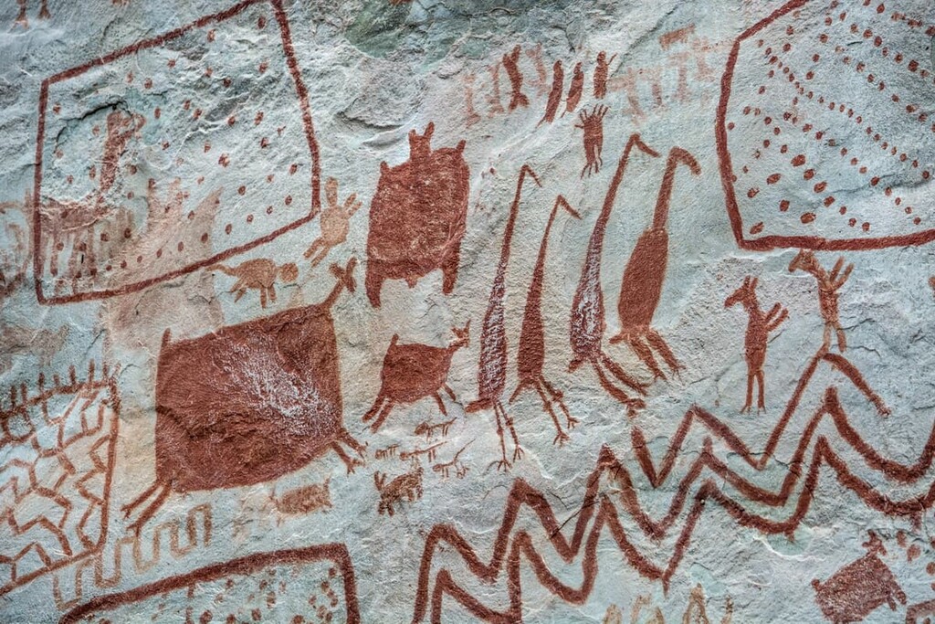 Petroglyphs, Cerro Chiribiquete, Colombia