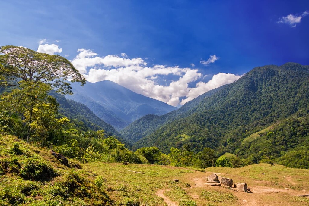 Sierra Nevada de Santa Marta in Colombia
