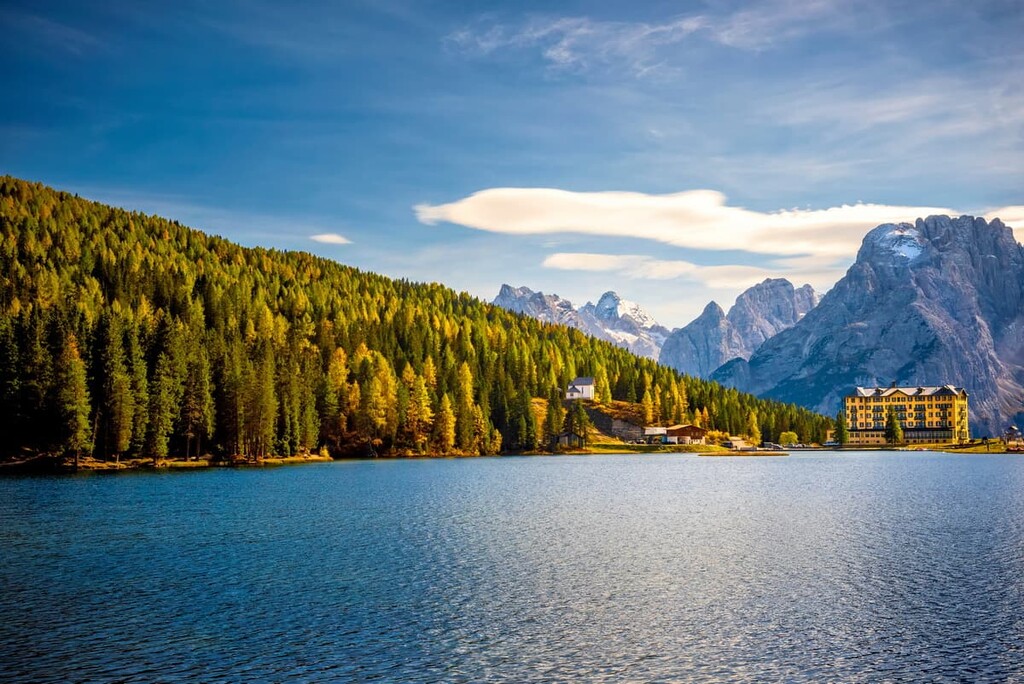 Misurina Lake, Cristallo group, Dolomites