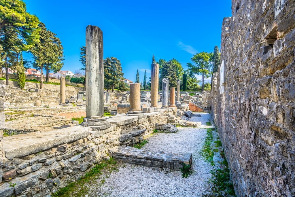 Salona in suburb of town Split, Croatia