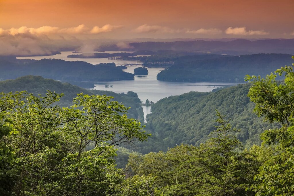 Ridge and Valley, Cumberland Gap, Cumberland Mountains, US