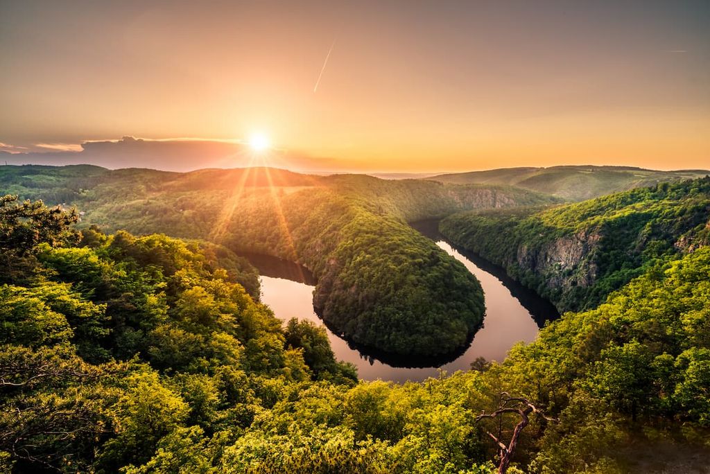Vyhlídka Máj Vltava River, Czechia