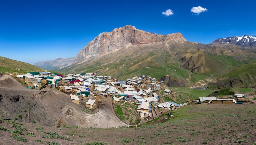 Kurush village, Dagestan, Russian North Caucasus