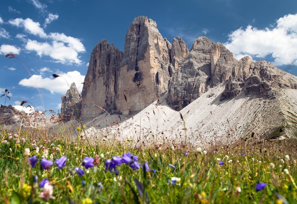 The Tre Cime di Lavaredo Loop, Drei Zinnen Nature Park, Italy