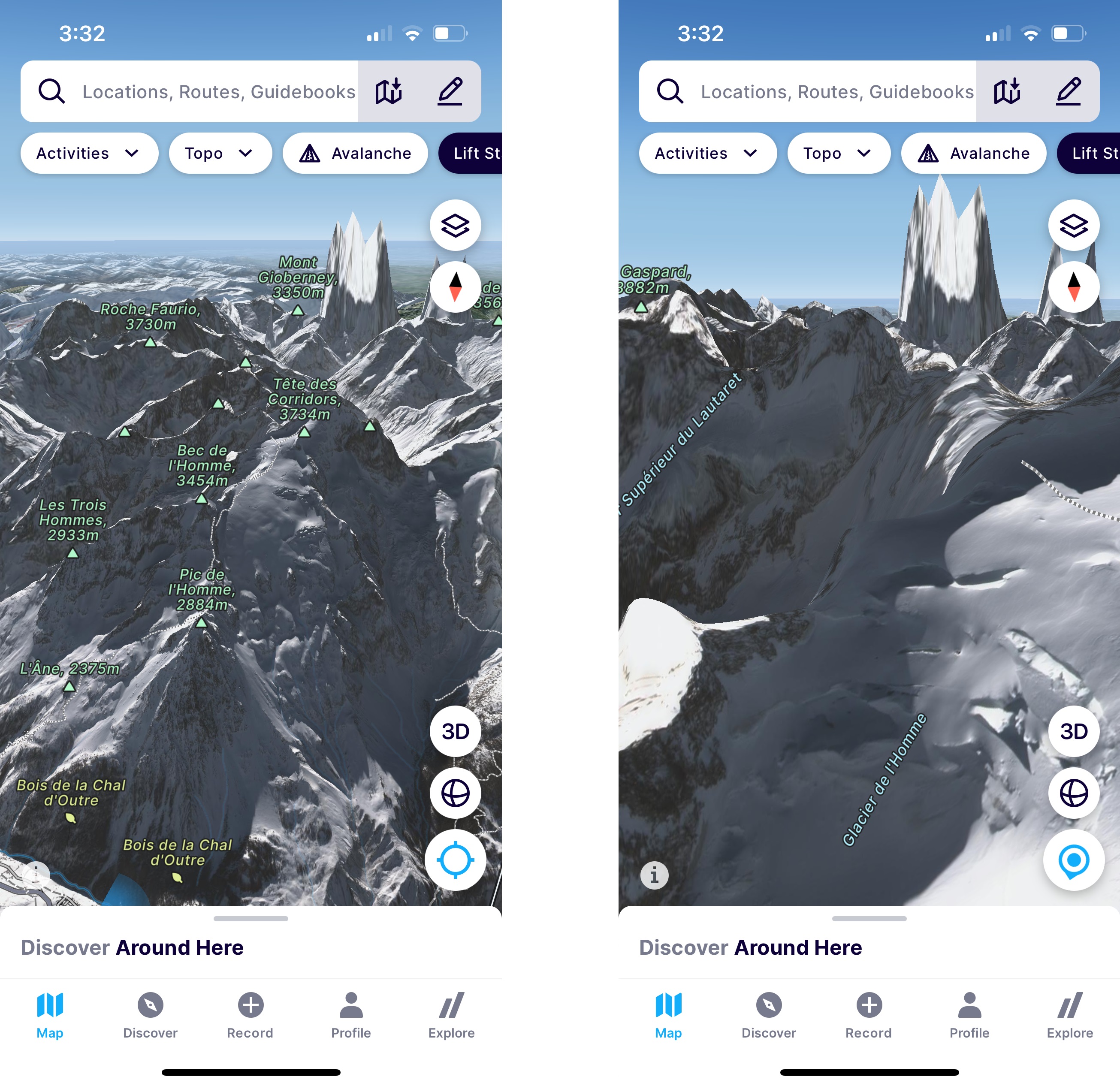 FATMAP is visualizing the Tower of Sauron in the Écrins…PeakVisor has spent eons tinkering around and fixing such bugs in the 3D models. FATMAP Replacement
