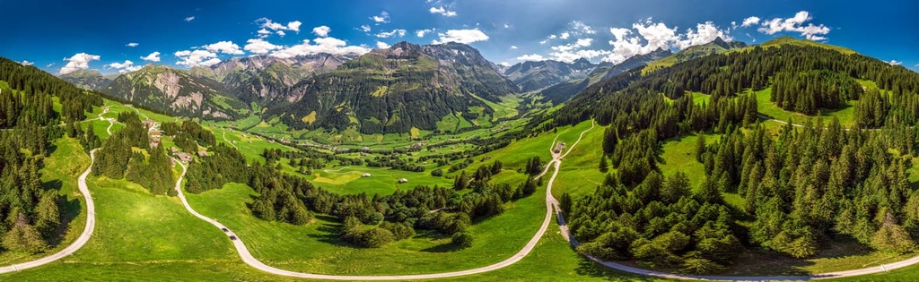 Elm village, Glarus, Switzerland