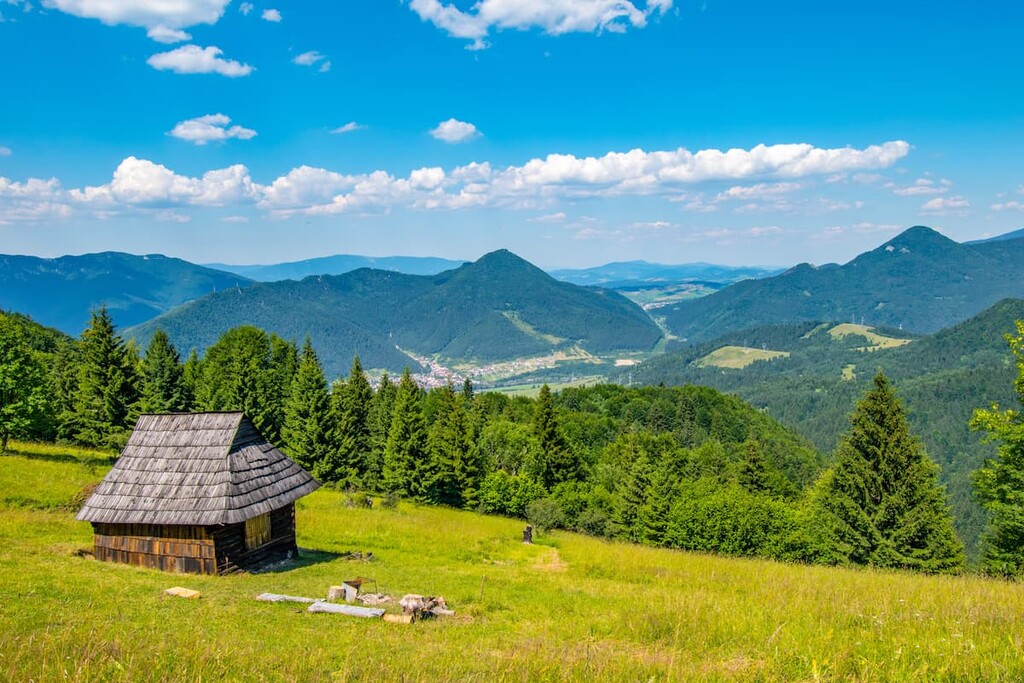 Shelter cabin hut, Great Fatra, Slovakia