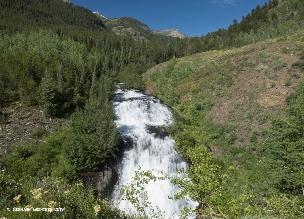 Oh-Be-Joyful Waterfall. Gunnison County
