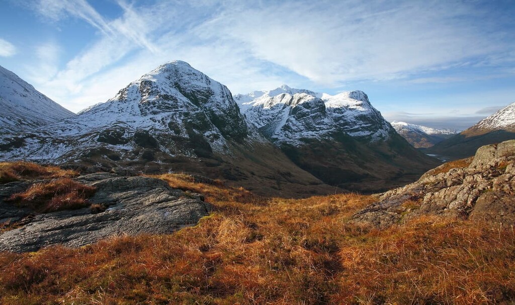 Three Sisters in Glencoe, Highland, Scotland