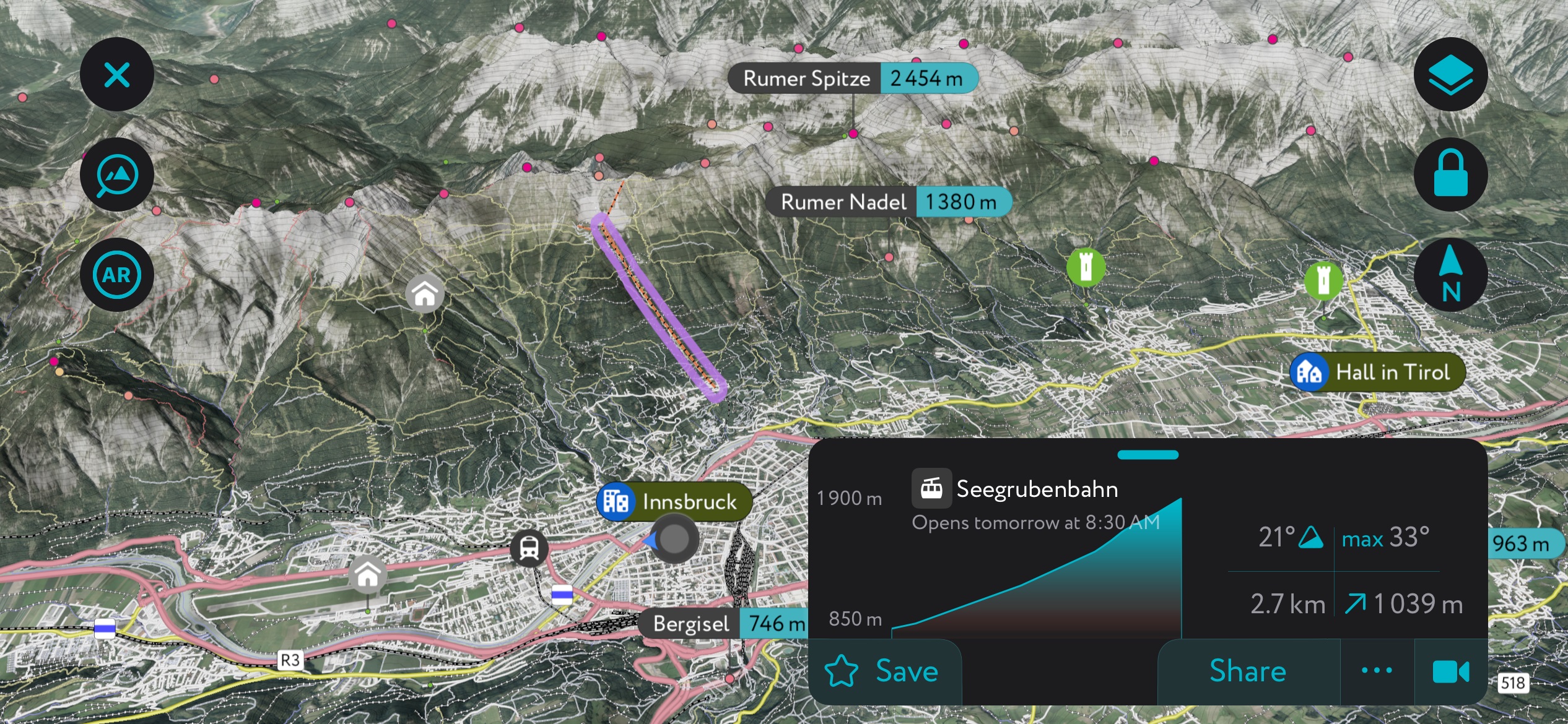 trails. Innsbruck-Stadt