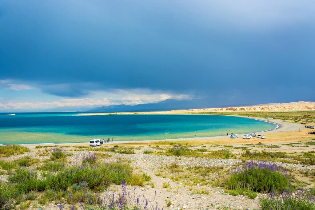 Lake, Issyk-Kul Region, Kyrgyzstan