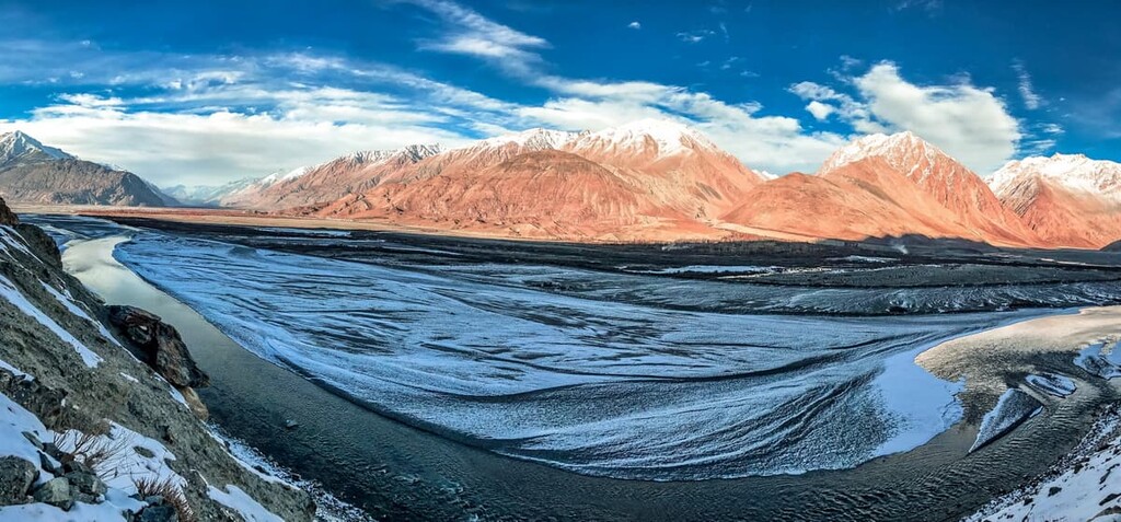 River Shyok in Nubra Valley, Ladakh, Karakoram, India