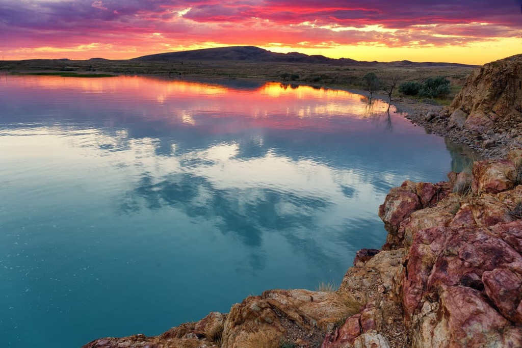 Lake Balkhash, Kazakhstan