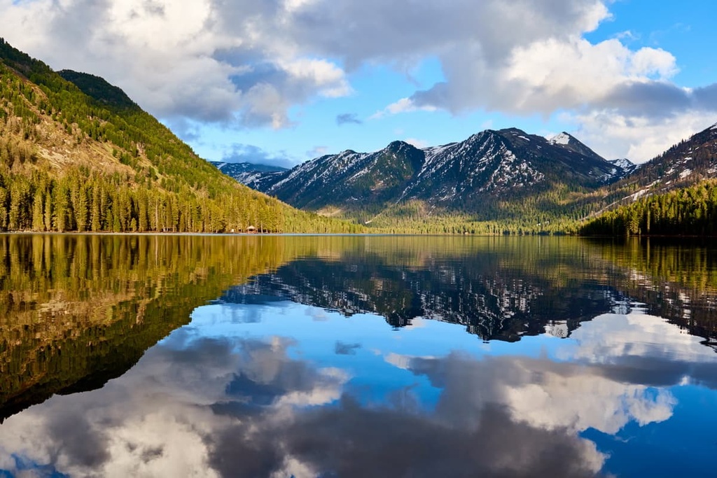 Rakhmanov lake, Kazakhstan