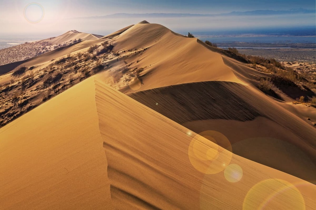 Singing Dune in Altyn Emel, Kazakhstan