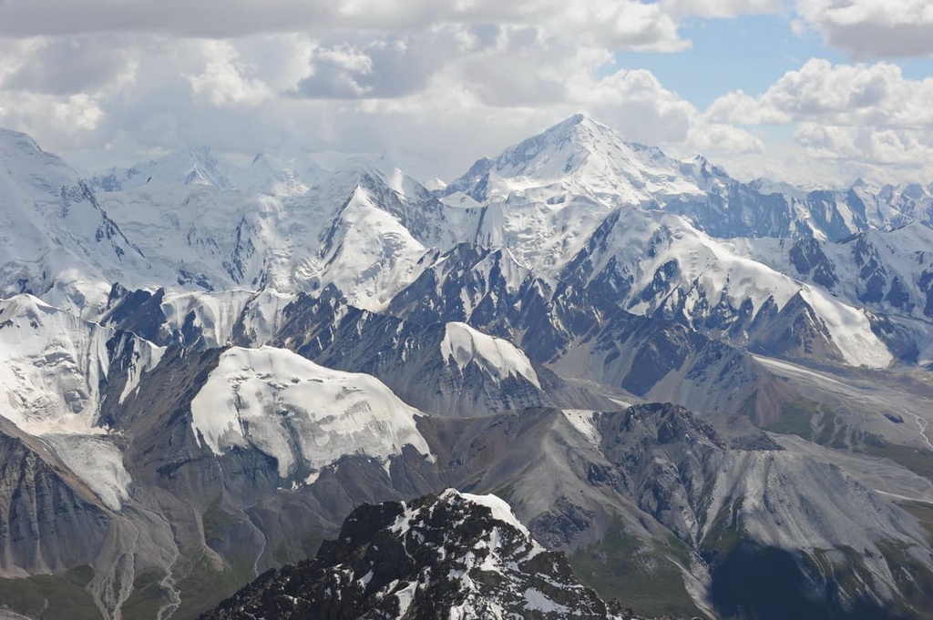 Khan Tengri peak, The Tien Shan Range, Kazakhstan