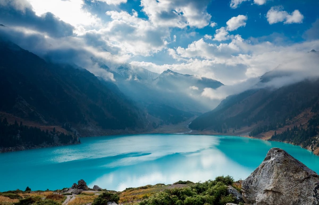 The Tien Shan Range, Kazakhstan