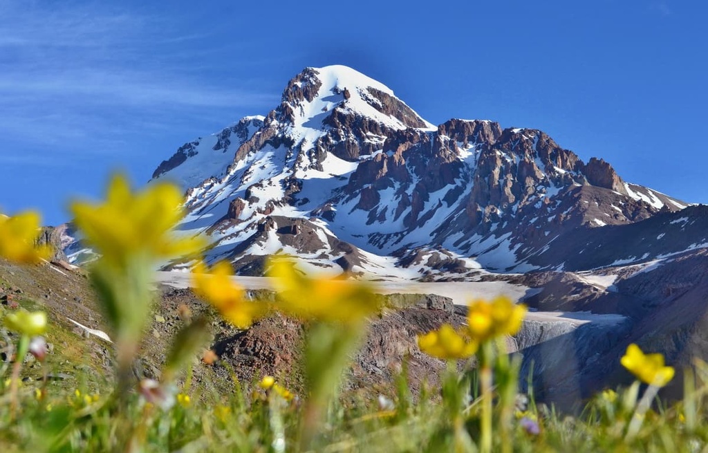Kazbek, Caucasus mountain range