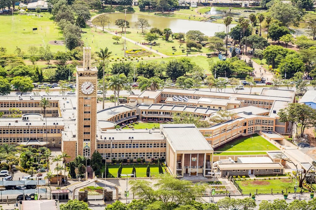 Parliament of Kenya in downtown Nairobi, Kenya