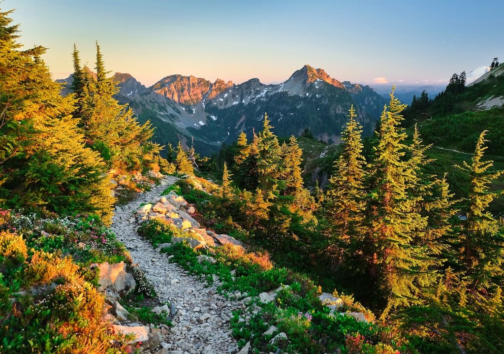 Pacific Crest Trail Near Snoqualmie Pass, Kittitas County, Washington