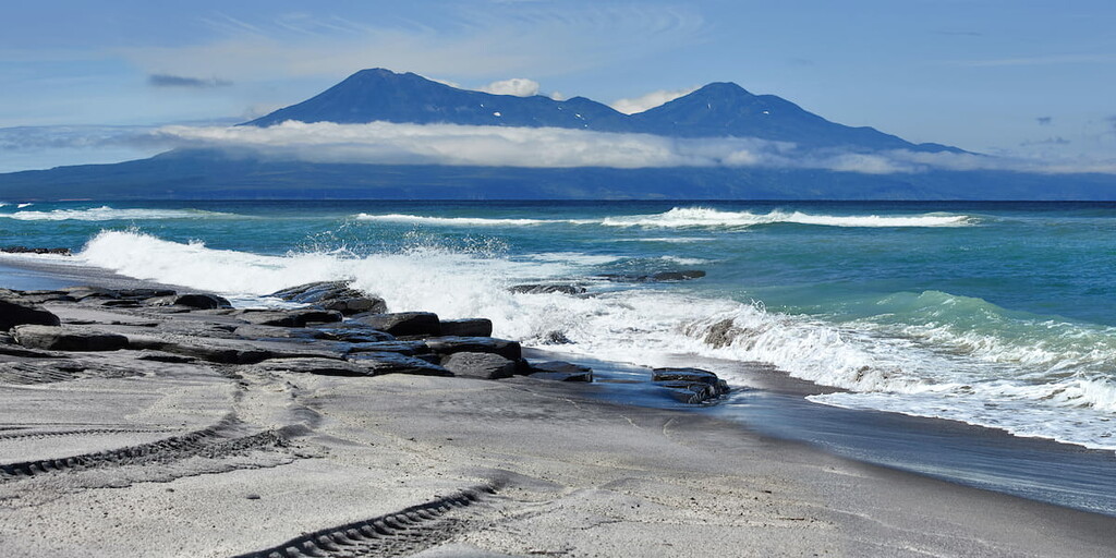 Ebeko Volcan, Paramushir Island, Kuril Islands