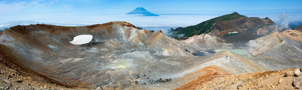 Ebeko Volcano, Paramushir Island, Kuril Islands