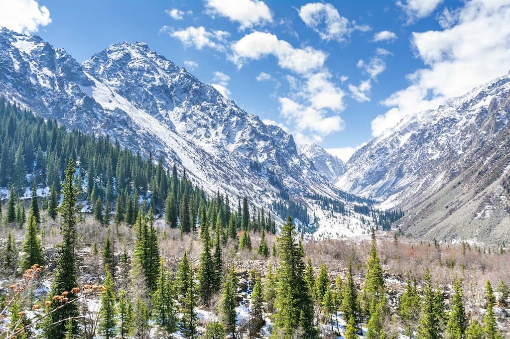 The Tien Shan in Ala-Archa national park