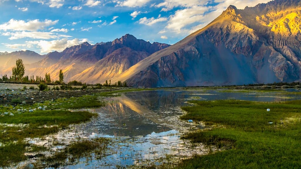 Nubra valley in Leh, Ladakh , Ladakh, India