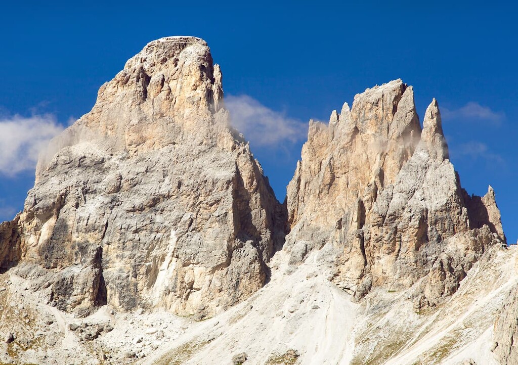 Plattkofel and Grohmannspitze, Langkofel group, Italy