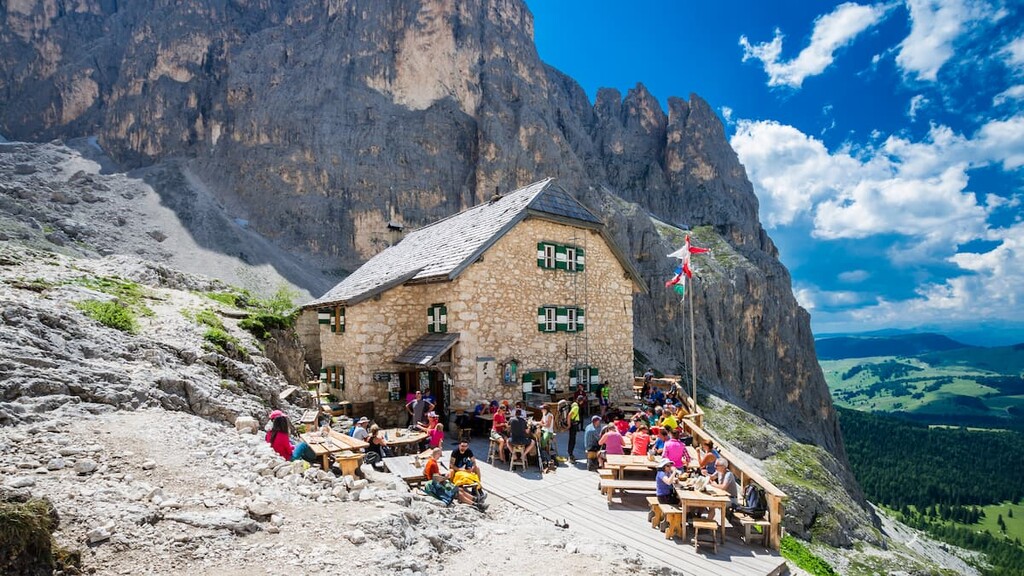 Rifugio Vicenza, Langkofel group, Italy