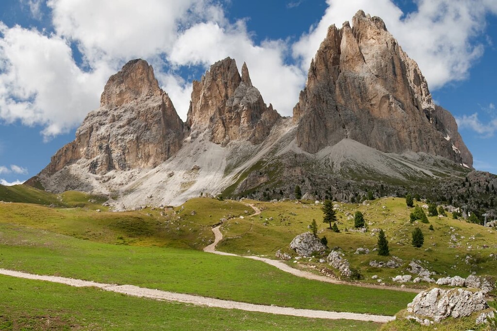 Sella Pass, Langkofel group, Italy