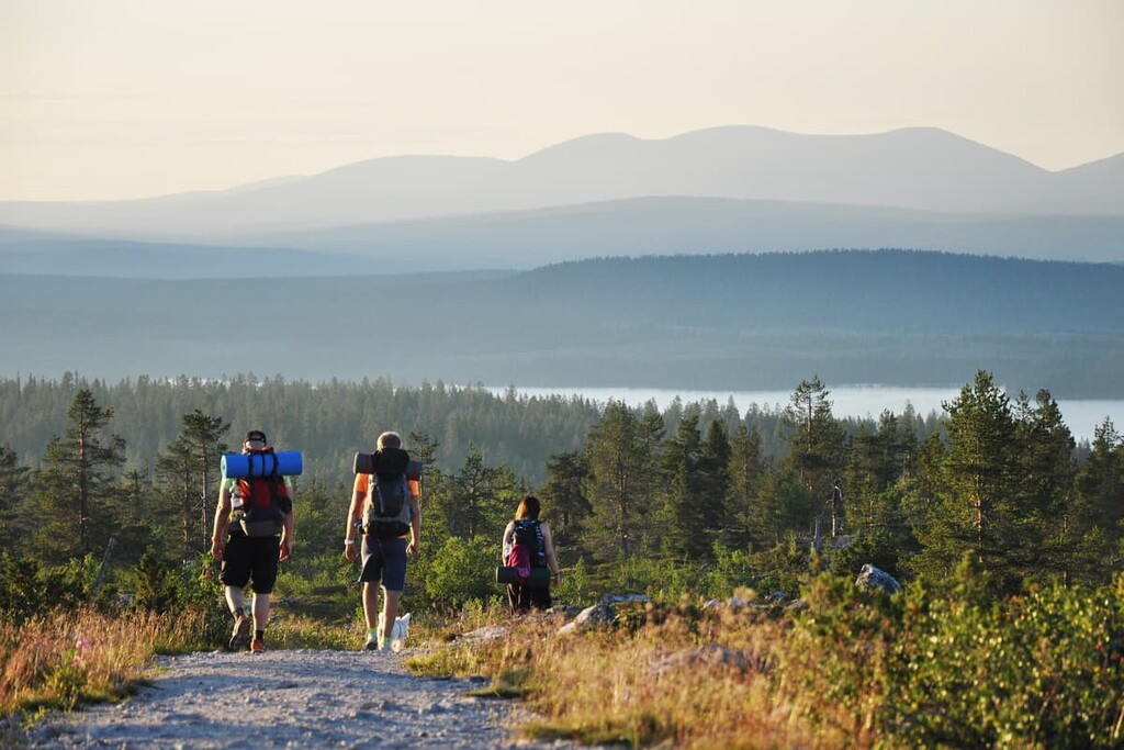 Hiking, Lapland, Finland