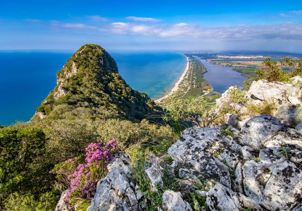 Sabaudia lake, Latina, Italy